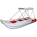 Portable Bimini Top Cover Canopy For Inflatable Kayak Canoe Boat (2 bow)