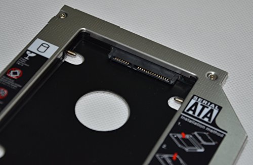 Deyoung 2nd HDD SSD Hard Drive Caddy Adapter for HP Elitebook 2530p 2540p with Matched Bezel