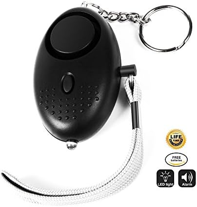 Safesound Personal Alarm Keychain For Women - Upgrade 140dB Emergency Self Defense Keychain Alarm, Portable Security Alarm Whistle with LED Flashlight for Night Workers, Elderly (Batteries Included)