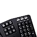 Adesso PCK-308UB - Tru-Form Pro Ergonomic Contour TouchPad USB Keyboard Black with Hotkeys