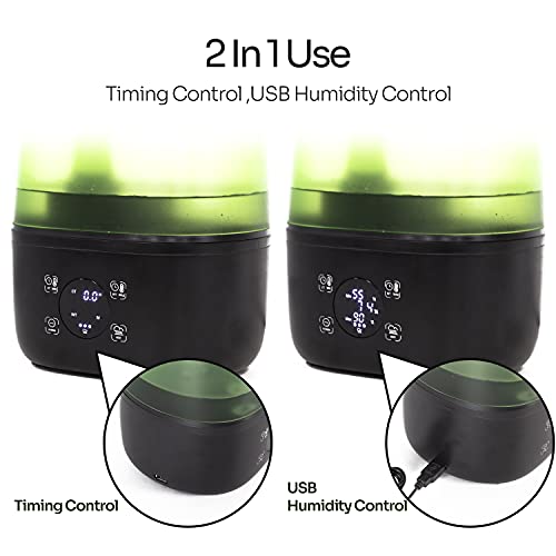 REPTI ZOO Reptile Automatic Fogger 2 in 1 Digital Timing & Hygrostat