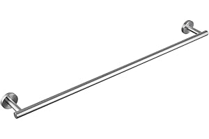 kimzcn 30-Inch Single Towel Bar Towel Holder Bathroom Organizer, Brushed Stainless Steel Wall Mount …