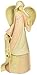 Foundations January Monthly Angel Stone Resin Figurine, 7.5”