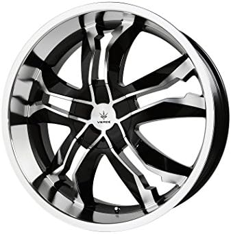 Verde Custom Wheels V30 Jaggedge Gloss Black Wheel with Machined Lip (18x8"/5x110mm)