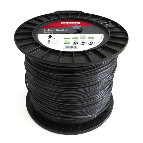 Oregon Sternförmiger Nylon Mähfaden 3,3mm, 3,3 mm x 200 m (106361E)