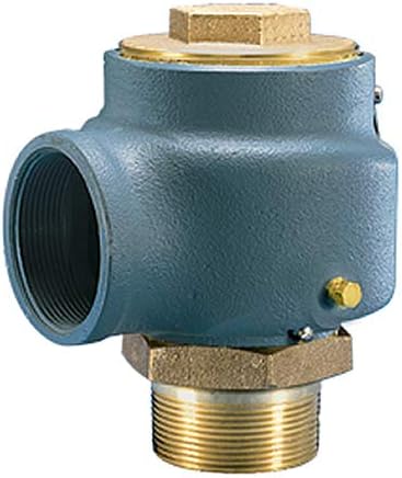 Midwest Control 215VJQ-0014 Kunkle Vacuum Relief Valve, 14" Hg, Flat Bronze Valve Seats, -20 Degree F to 406 Degree F, 2-1/2"