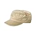Wholesale Enzyme Washed Cotton Army Cadet Castro Hats - 20774 New Desert One Size