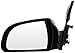 Multiple Manufacturers OE Replacement Hyundai Sonata Driver Side Mirror Outside Rear View (Partslink Number HY1320149)