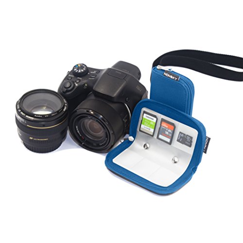 image for Honsky Memory Card Holder, 3 Set 22 Slot SD CF SDHC SDXC MMC Micro SD 