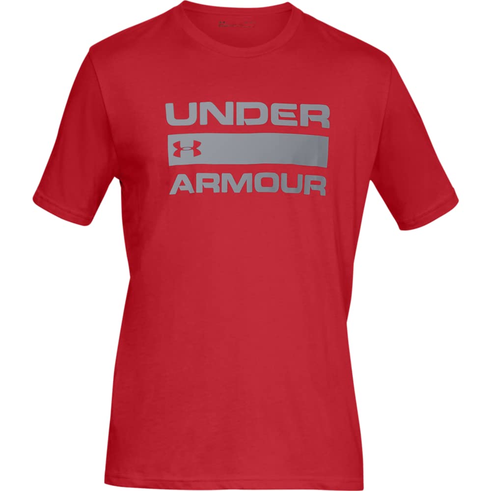 Under Armour Men UA TEAM ISSUE WORDMARK, T Shirt for Men with Graphic Design, Loose-Fit Sport and Fitness Clothing