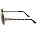 Guess Womens GF0290 Wire Rim Aviator Fashion Sunglasses, Gold/Brown
