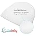 Bassinet Wedge for Baby Reflux | Baby Wedge | Infant Sleep Positioner with Removal Waterproof Cotton Cover | Memory Foam Wedge for Reflux | Baby Wedge Sleeper Baby Pillow |12.8” L x 13.6” W x 2.8
