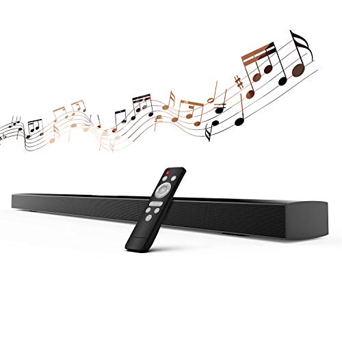 Meidong Bluetooth Sound Bars for TV Wireless Sound Bars with Remote Control 43 Inch 12 Speakers 72 Watt Wall Mountable Home Cinema Soundbar (KY2000 Long Size)
