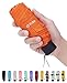 Fidus Ultra light Mini Compact Travel Umbrella – Windproof Portable Parasol Sun & Rain Outdoor Golf Umbrella With 95% UV Protection for Women Men Kids-orange