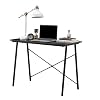 Symylife Modern Small Desk Computer Table PC Laptop Notebook Desk for Dorm Room and Mini Desk for Small Space, Suitable…