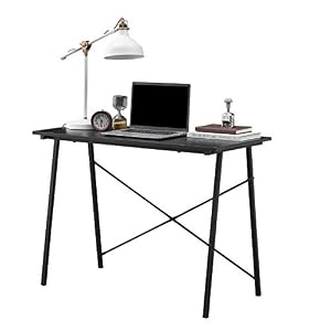 Symylife Modern Small Desk Computer Table PC Laptop Notebook Desk for Dorm Room and Mini Desk for Small Space, Suitable…