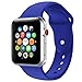 Silicone Band For Apple Watch, Classic Sport Replacement Strap for Apple Iwatch Sport Nike Edition all models Series 3, Series 2, Series 1 (royal blue, 38mm M/L)