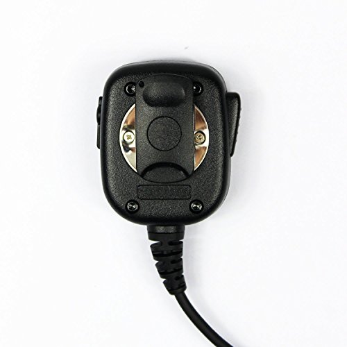 GoodQbuy® Waterproof Rainproof Shoulder Remote Speaker Mic Microphone PTT for Motorola HYT Talkabout Walkie Talkie Two Way Radio 1pin
