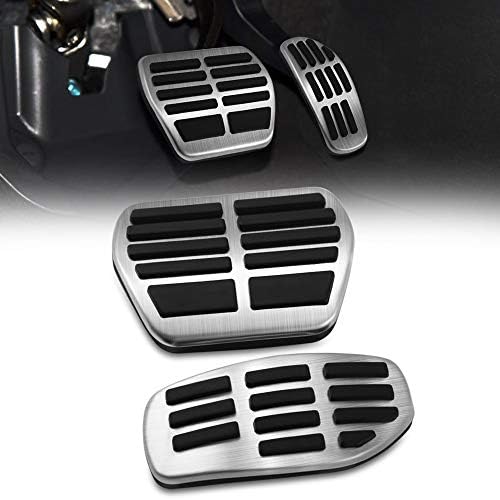 HCDSQSN for Nissan Qashqai J11 2014-2019 X-Trail Rogue T32 Kicks Altima 2019 Micra K14 Gas Fuel Brake Foot Pedal Pad Plate Kit Set Trim