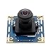 ELP 8mp USB Camera Wide Angle with 180degree Fisheye Lens 4K Embedded Webcam Board for Computer 2448P CMOS IMX179 UVC USB2.0 Video Industrial PC Camera for Machine Vision