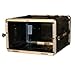 Gator Cases Lightweight Molded 6U Rack Case with Heavy Duty Latches; Standard 19.25