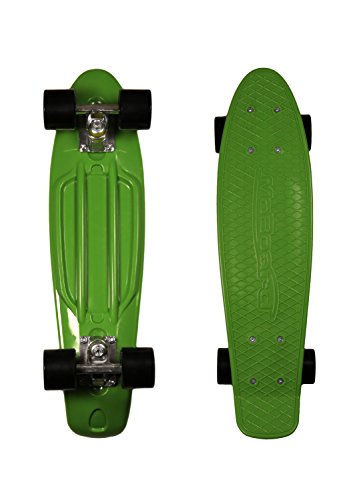 Moboard 27" Inch Graphic Complete Skateboard (Green - Black)