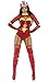 Forplay Women's Light My Fire Sexy Firefighter Costume, red, S/M