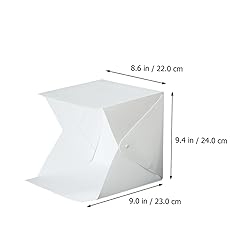 BRIGHTFUFU 1 Set Folding Light Box Tent with Color
