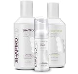 Shapiro MD Patented Hair Kit for Thicker, Fuller, Healthier Hair - Including Shampoo, Conditioner, and Leave-In Daily Foam (1 Month)