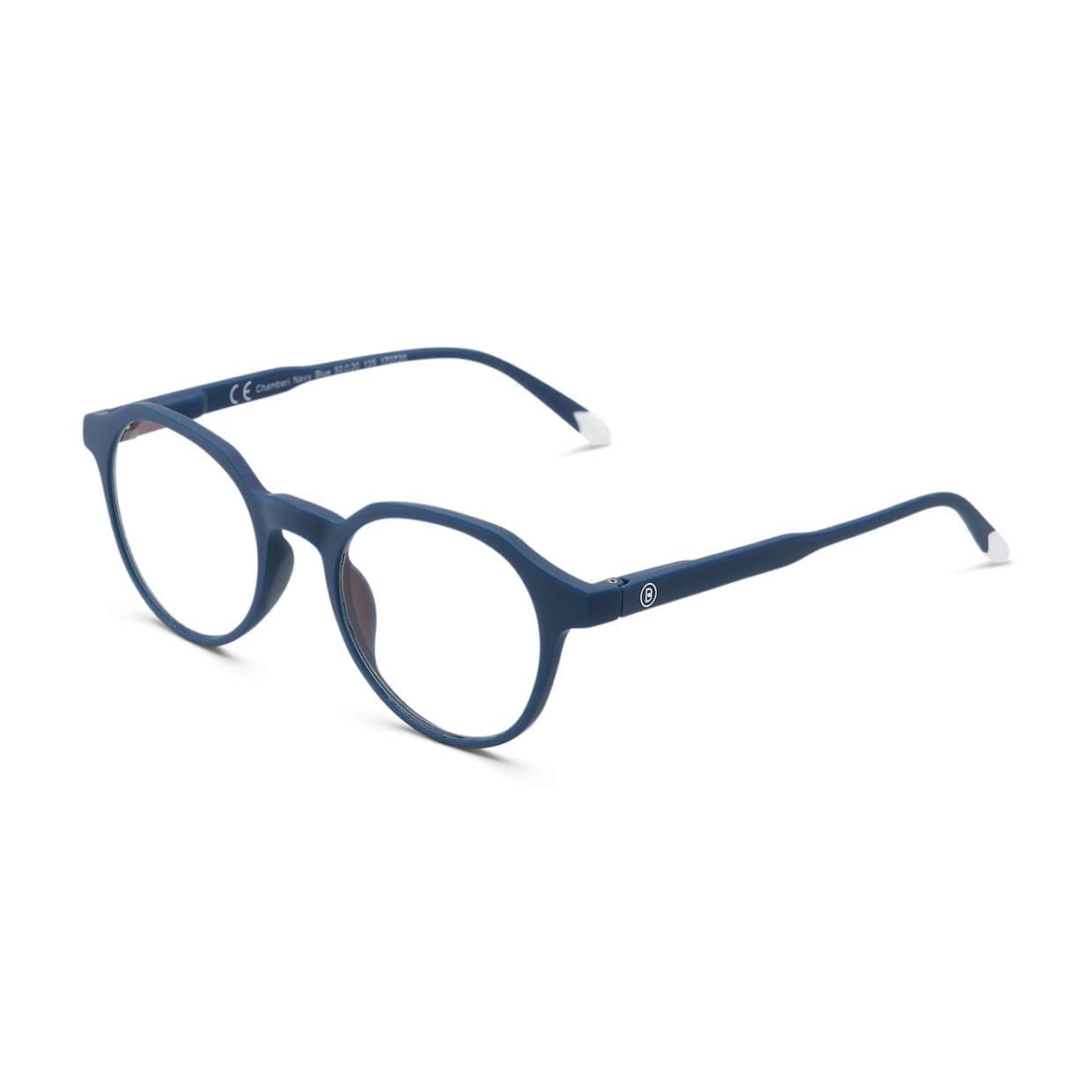 BARNER - Unisex blue light glasses without prescription, Anti-blue light - Model Chamberi Navy Blue