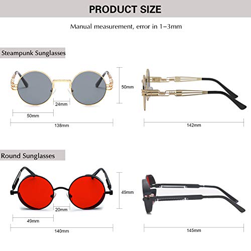 ProudDemon-Retro-Gothic-Steampunk-Sunglasses-for-Women-Men-Round-Lens-Metal-Frame