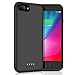 Battery Case for iPhone 8 Plus / 7 Plus, Upgraded Gixvdcu [8500mAh] Portable Protective Charging Case for iPhone 8Plus & 7Plus Extended Backup Charger - Black