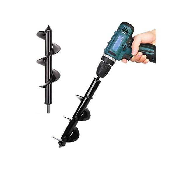 Hohe Qualität Neue Garten Schneerespirale Bohrer Blume Pflanzer Gartenarbeit Pflanzende Erde Schnecke Loch Bagger… – Bild 3