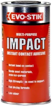 EVO-STIK Impact Adhesive 500ml Tin - Multipurpose - High-Strength Adhesive - Bonds Instantly on Contact - Fast Drying
