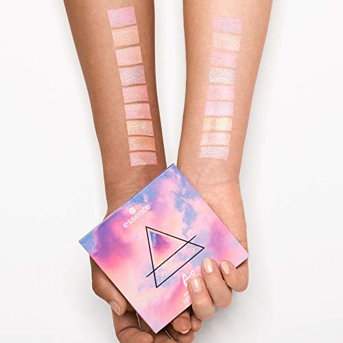 essence AIR Eyeshadow Palette 9 Blendable, Dreamy Pink & Purple