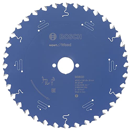 Bosch Professional Kreissägeblatt Expert for Wood (Holz, 230 x 30 x 2,8 mm, 36 Zähne, Zubehör Kreissäge)