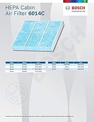 BOSCH 6014C HEPA Cabin Air Filter - Compatible With