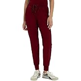 Kitmaz Medical Scrub Pants for Women-Mid Rise Jogger Pants with Yoga Waistband, 4-Way Stretch, Anti-Wrinkle & 5 Pockets