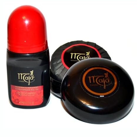 2er SET Maja Myrurgia Antitranspirant Deo Roll-on 50ml + 100g Maja Seife +Box