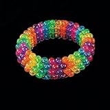 Fun Express - Beaded Rainbow Bracelets - BULK (1-Pack of 12)
