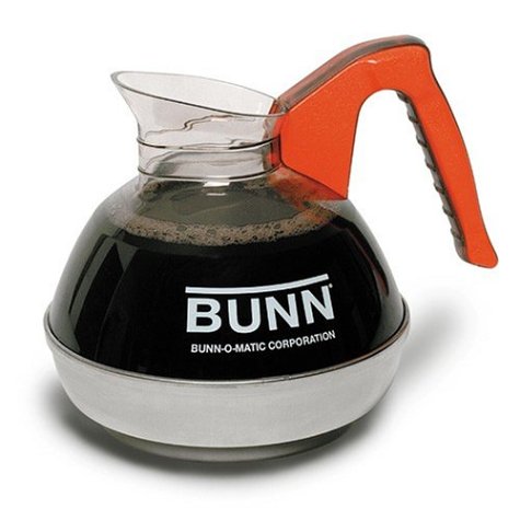 Bunn 6101 Easy Pour Decaf Replacement Decanter, Orange