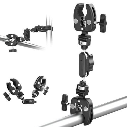 NEEWER Double Super Clamp Camera Mount with Magic Arm NATO Interface, UA060