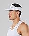 2XU Run Visor, White/White, One Size