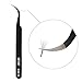 BEYELIAN Eyelash Extension Tweezers, Curved Tip Volume Lash Tweezers, Professional Lash Extension Tweezers, ESD-15