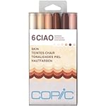 Copic Marker Ciao Markers, Skin, 6-Pack