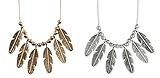 Boho Necklace Feather Necklace - SPUNKYsoul Collection