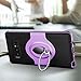 eSamcore Compatible with Galaxy Note 8 Ring Holder Kickstand Cases + Dashboard Magnetic Phone Car Mount [Purple]