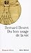 Du Bon Usage de La Vie (Collections Spiritualites) (French Edition) by 