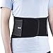 Freetoo Back Brace for Lower Back Pain Relief with 4 Stays, Breathable Back Support with Knitted Fabric, Custom Fit with 2 Adjustable Straps, Anti-skid Waist belt for Women Men Herniated Disc Sciatica