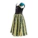 Pettigirl Girls Anime Custume Coronation Classical Shinning Dress with Haircomb